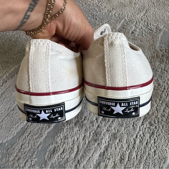 Converse Chuck Taylor sneakers All Star 70S OX White First String rare 10.5 - Picture 11 of 13
